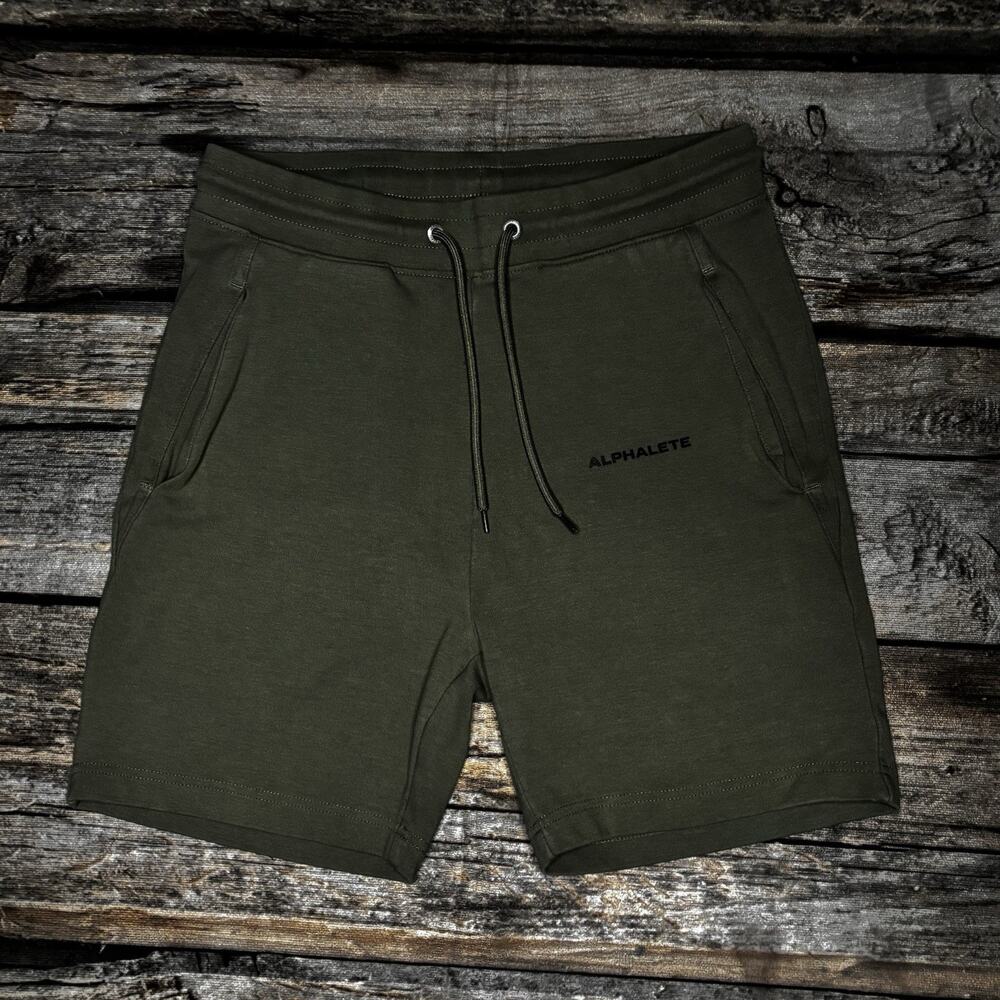 Alphalete Men’s Identity Core Shorts Size Small Green Athletic Performance